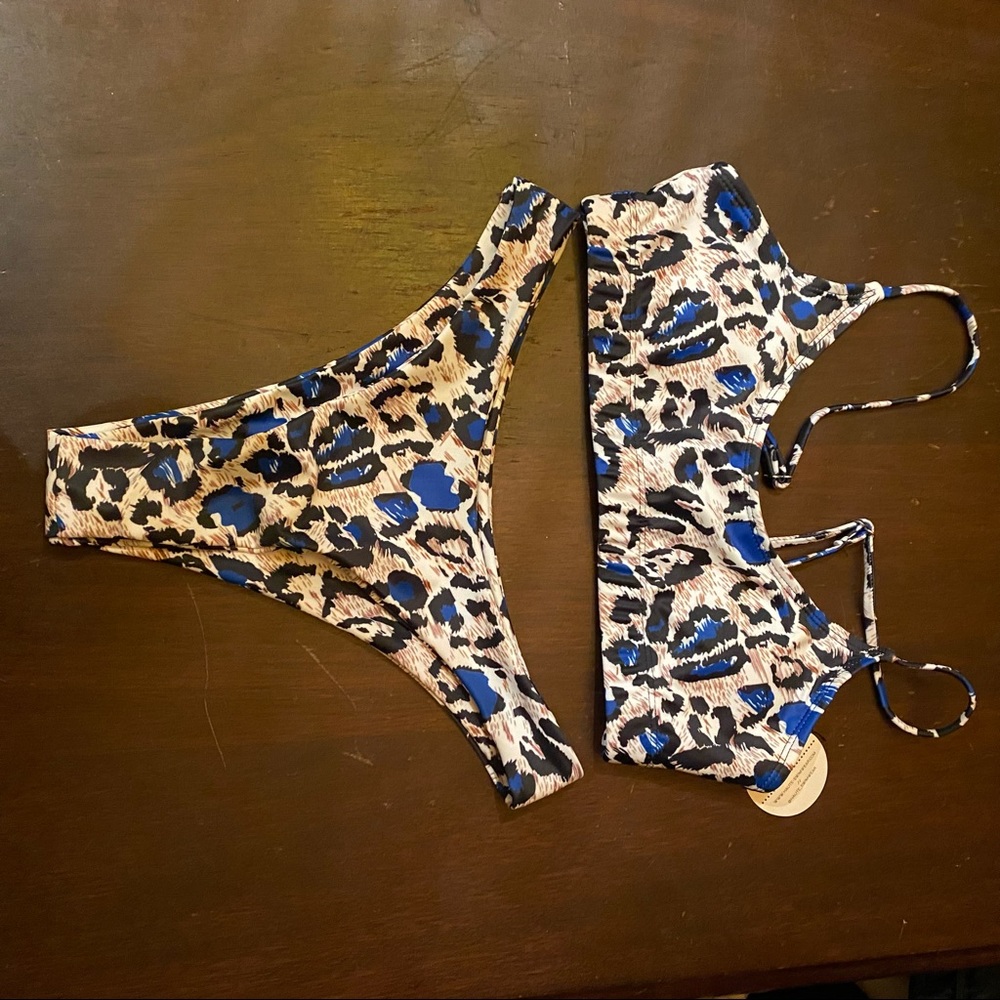 Leopard bikini - never worn
